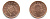 Великобритания 1 пенни 2001 Елизавета II (1952-2022) KM 986, Spink 4710 (B5) сталь плакированная медью UNC 89-547