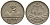 Гватемала 1/4 реала 1897 5 звезд, Испанское правление KM 162 серебро 112-817