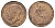 Великобритания 1 пенни 1921 Георг V (1910-1936) KM 810, Spink 4051 бронза 4645-522