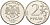 Россия 2 рубля 2009 ММД KM 834а никелированная сталь 4573-845