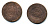 РОССИЯ 3 КОПЕЙКИ 1870 ЕМ 51-4524