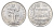 Французская Полинезия 2 франка 1965 год-тип KM 3 алюминий UNC 4666-511