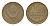 СССР 1 копейка 1971 Y 126a латунь 4651-653