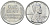 США 1 цент 1943 D, Авраам Линкольн KM 132 a сталь покрытая цинком aUNC 112-527