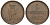 Ганновер 1 пфенниг 1853 B, Георг V KM 221, AKS 155, J. 83 медь 4594-167