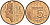 Нидерланды 5 центов 1993 Беатрикс (1980-2013) KM 202 бронза  UNC  4187-336