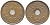 ДАНИЯ 5 ЭРЕ 1938 N ; GJ, КРИСТИАН X (1912-1947) KM 828.2 бронза 32-525