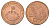 Курдистан 1 динар 2003 X 1.2 цинк плакированный бронзой UNC 4646-926