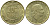 Италия 200 лир 1978 R, шестерня KM 105 алюминиевая бронза 4395-545