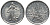 Франция 5 франков 1993 сеятель KM 926a.1, Le Franc 341.27 никель плакированный медно-никелем 4123-521