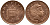 Великобритания 1 пенни 1998 Елизавета II (1952-2022) KM 986, Spink 4710 (B5) сталь плакированная медью UNC 08-1133