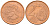 Финляндия 2 евроцента 2000  KM 99 сталь плакированная медью  UNC  4564-364