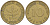 ФРГ 10 ПФЕННИГОВ 1950 J KM 108, J.383 сталь плакированная латунью 4539-917