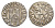 Киликийская Армения трам 1226-1271 Хетум I и царица Забель, держат крест/лев с патриаршим крестом  серебро    1516-831