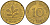 ФРГ 10 пфеннигов 1991 F KM 108, J.383 сталь плакированная латунью 4681-1157