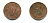 Финляндия 10 пенни 1921 республика (1918-1962) KM 24 медь 46-345