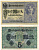 ГЕРМАНИЯ 5 МАРОК 1917 ВОСЕМЬ ЦИФР В НОМЕРЕ Pick 56b бумага 7547-8-2-2