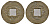 Корея 1 мун конец XIX века бронза 4654-1144