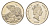 Новая Зеландия 5 центов 1986 тираж 10.000 экземпляров KM 60 медно-никель PROOF 24-124