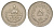 Иран 5 риалов 1952 AH 1331 KM 1159 медно-никель 4648-1025