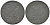 Германия 10 пфеннигов 1917 Вильгельм II (1888-1918) KM 26, J. 299 цинк 4615-753