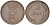 Дания 2 эре 1875 VBP, Кристиан IX (1863-1906) KM 793.1 бронза 190-947