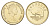 Гибралтар 1 фунт 2008 Елизавета II (1952-2022) KM 1091 никель латунь UNC 4666-432