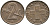 ШВЕЙЦАРИЯ 2 РАППЕНА 1954 В KM 47 бронза 4539-421