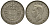 Новая Зеландия 1/2 кроны 1946 Георг VI (1936-1952) KM 11 серебро 272-1113