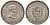 Уругвай 25 сентесимо 1960 KM 40 медно-никель 4169-964