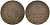 Франция 2 сантима 1889 A, Третья республика (1871-1940) KM 815.1, Le Franc 135.34 бронза 4124-137