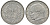 ФРГ 2 марки 1968 F, Макс Планк KM 116,  J. 392 медно-никель плакированный никелем 4681-753