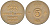 Швеция 5 эре 1967 U, Густав VI Адольф (1950-1973) КМ 822 бронза 77-535