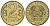 КАЗАХСТАН 2 ТЕНГЕ 2006 KM 64 латунь 211-753