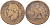 Франция 10 сантимов 1864 A, Наполеон III (1852-1870) KM 798.1, Le Franc 134.11 бронза 3460-925