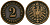 Германия 2 пфеннига 1874 F, старогербовка KM 2 медь 4551-1117