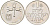 Израиль 1 лира 1979 JE5739, звезда Давида KM 47.2 медно-никель UNC 4557-121