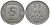ФРГ 5 марок 1992 F, KM 140.1 медно-никель плакированный никелем 4680-324