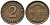 ГЕРМАНИЯ 2 РЕНТЕНПФЕННИГА 1924 D KM 31, J. 307 бронза 24-623