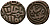 Индия, Делийский султанат 2 гани 1308 (AH711) Alu ed-din Muhammad Shab II (1295-1315) Goron/Goenka D 233, Mitchiner 2569 биллон 00-00