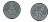 ДАНИЯ 2 ЭРЕ 1966 C; S, ФРЕДЕРИК IX (1947-1972) KM 840.2 цинк 23-1112
