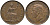 Великобритания 1 пенни 1944 Георг VI (1936-1952) КМ 845, Spink 4114 бронза 115-416