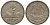 Гватемала 1/4 реала 1896 5 звезд, Испанское правление KM 162 серебро 66-561