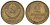 СССР 1 копейка 1989 Y 126a, Schon 75a латунь 4580-153