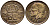 БЕЛЬГИЯ 50 САНТИМОВ 1958 BELGIQUE KM 148.1 бронза 4392-827