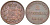 Бавария 2 пфеннига 1860 Максимилиан II (1848-1864) KM 472 медь 201-1026