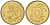 ФИНЛЯНДИЯ 10 ПЕННИ 1973 S KM 46 алюминиевая бронза UNC 3718-127
