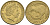 Новая Зеландия 1 доллар 2008 Елизавета II (1952-2022), птица киви  KM 120 алюминиевая бронза 56-445
