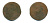 РОССИЯ 1 КОПЕЙКА 1759 медь 61-411