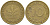 ФРГ 10 пфеннигов 1950 J KM 108, J. 383 сталь плакированная латунью 175-736
